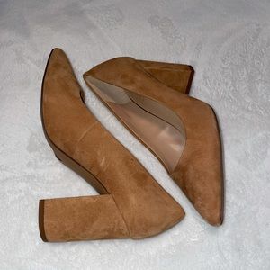 Tan Franco Sarto Pumps